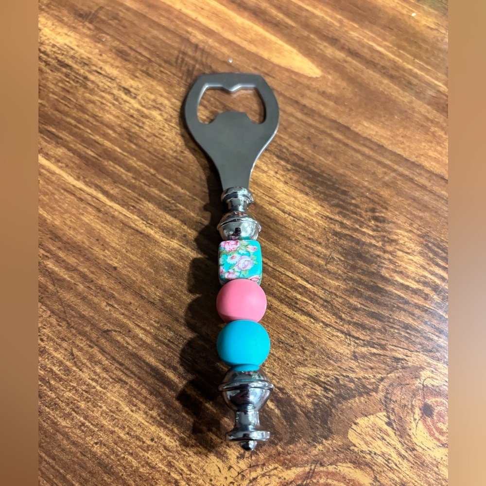 Colorful Beaded Bottle Opener